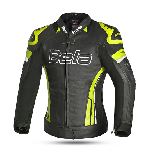BELA ROCKET GIACCA DONNA (PELLE CANGURO MIX) NERO GIALLO – Yamoto.it