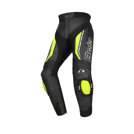 Pantalones Bela Rocket para mujer, color negro y amarillo (mezcla de piel de canguro) – Yamoto.it