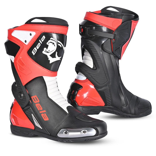 BELA STIVALI MOTO CORSA TURBO TRACK NERO ROSSO – Yamoto.it