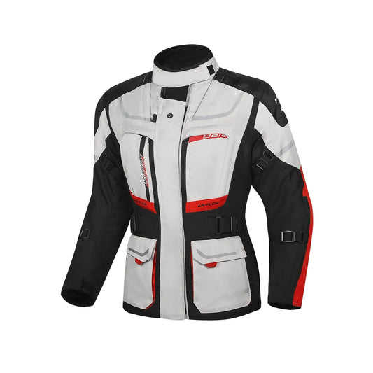 BELA TRANSFORMER GIACCA DI MOTO DONNA GHIACCIO ROSSA NERO – Yamoto.it