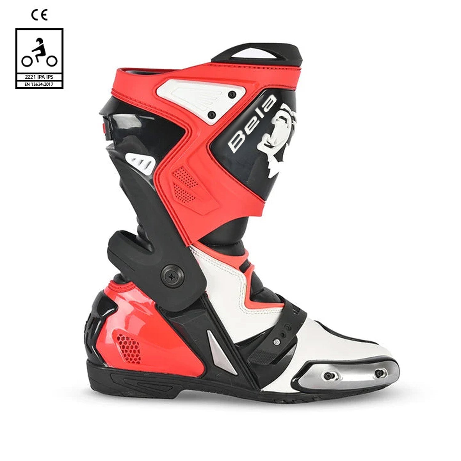 BELA RACE PRO NERO/BLANCO/ROSSO STIVALI