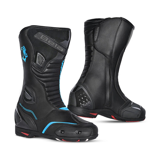 Bela Strip women's black/turquoise sports boots – Yamoto.it