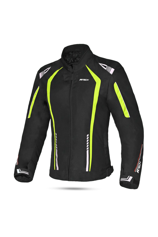 R-TECH MARSHAL GIACCA IN TESSUTO DONNA NERA/GIALLO FLUO – Yamoto.it