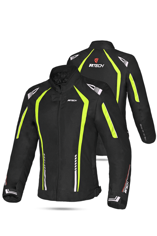 R-TECH - Giacca in tessuto Marshal donna Nera/Giallo Fluo