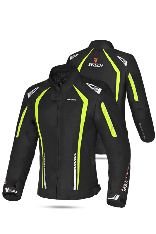 R-TECH - Giacca in tessuto Marshal donna Nera/Giallo Fluo