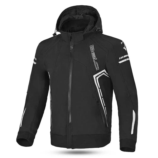 BELA BREEZE GIACCA UOMO SOFTSHELL CAPPUCCIO REMOVIBILE NERO/GRIGIO – Yamoto.it