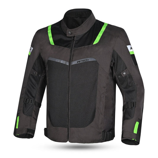 R-TECH SPIRAL MESH GIACCA MOTO IN TESSUTO UOMO FANGO/NERO/VERDE – Yamoto.it