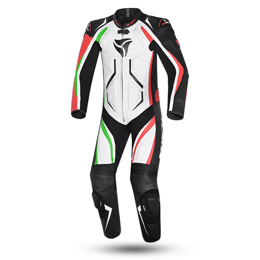 RTech Defender GP motorcycle suits Black/ White/ Red / Green – Yamoto.it