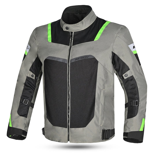 R Tech Spiral Mesh Motorcycle Jacket Ice Grey Amarill – Yamoto.it
