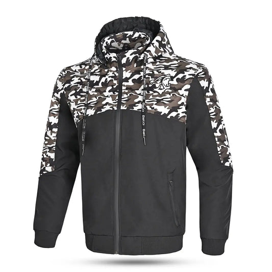 Bela Camo Rush Hoodie Negro/Oliva Verde