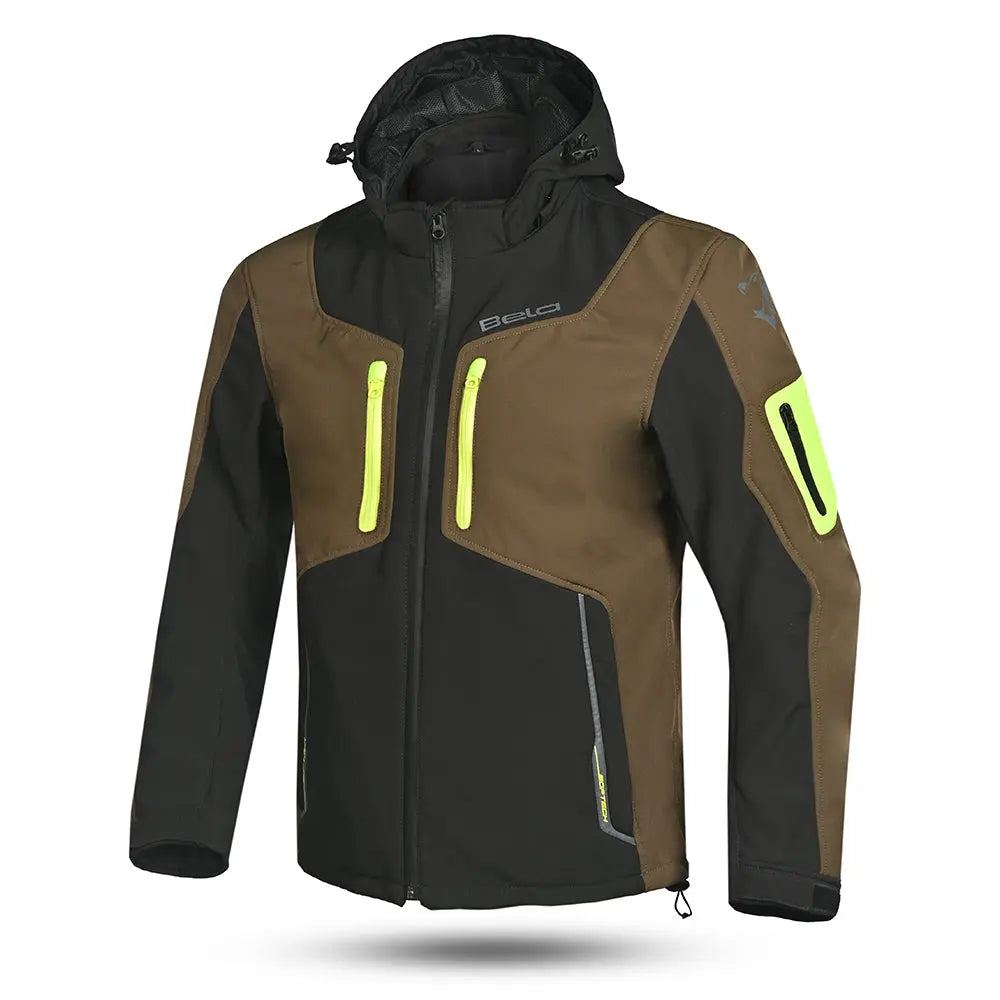 Bela Felpa Fire fly Neg Verde Oliva Amarilla Flu Yamoto Negozio di abbigliamento motociclistico