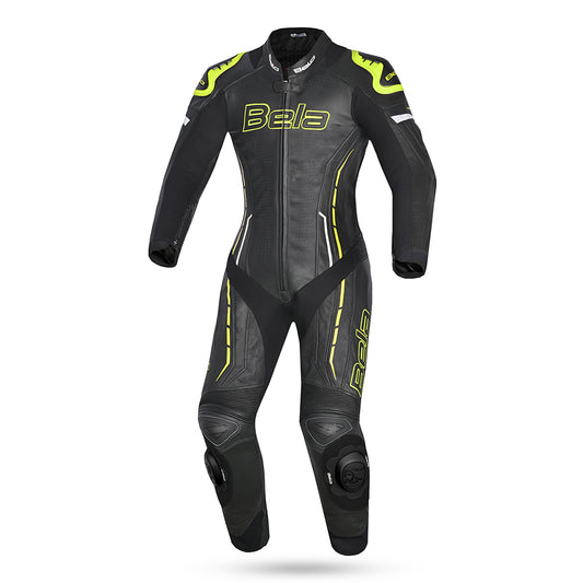 BELA ROCKET TUTE 1 PEZZO MOTO DONNA NERO GIALLO – Yamoto.it