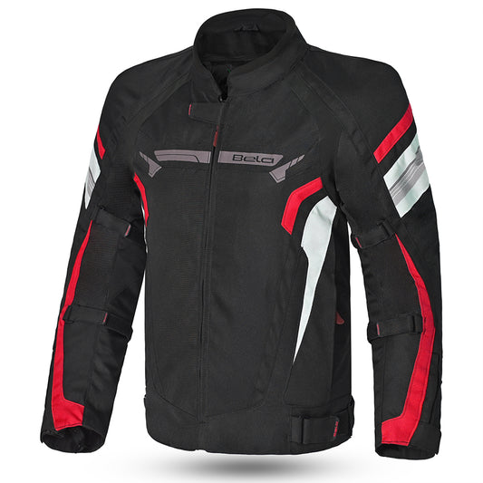 BELA HIGHLAND GIACCA MOTO UOMO NERO ROSSO – Yamoto.it