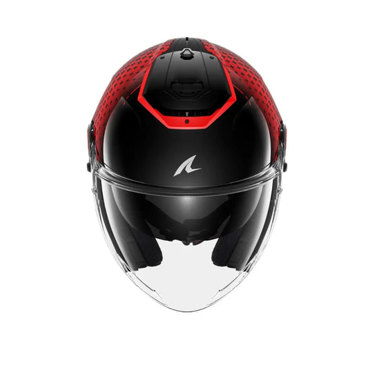 SHARK RS Jet Stride Moto Caschi Nero Antracite Rosso