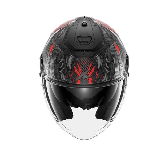 SHARK RS JET CARBON SHAYTAN CASCHI JET NERO ROSSO GRIGIO