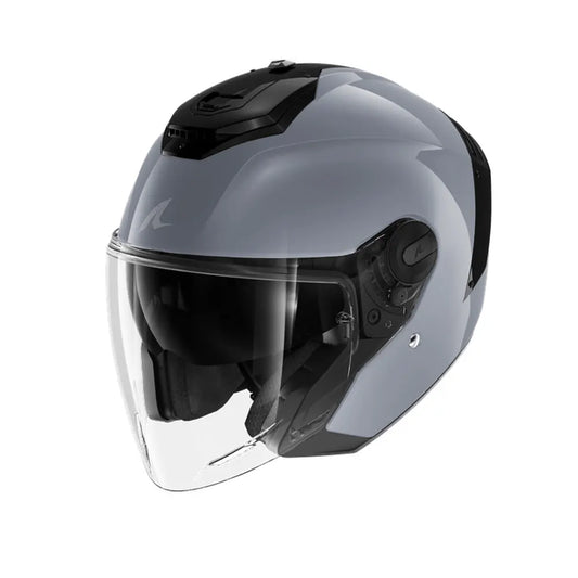 SHARK RS Jet Aperto Caschi Argento pistola