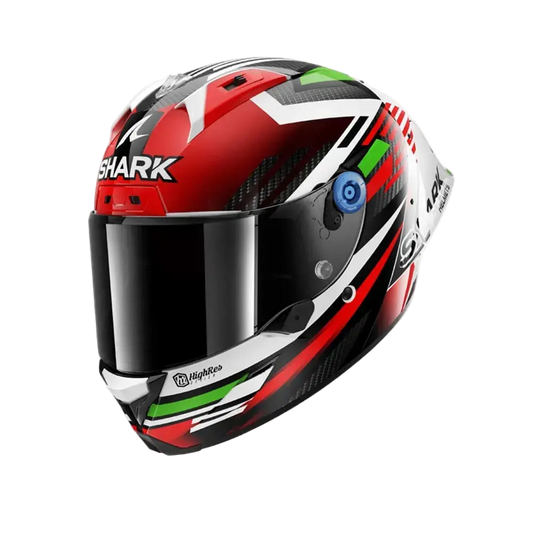 SHARK AERON-GP FIM RACING FIRSTLAP Carbonio Moto Caschi Rosso Verde – Yamoto.it