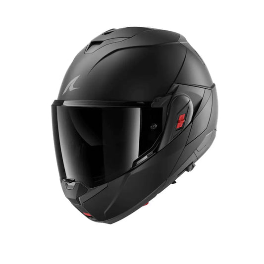 SHARK OXO Dark SHADOW Moto Modulare Caschi Nero Opaco