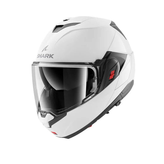 SHARK OXO BLANK Moto Flip Up Modulare Caschi Bianco Perla