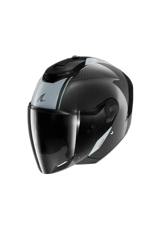 SHARK RS JET CARBON SKIN Carbonio Argento Caschi – Yamoto.it
