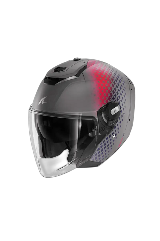 SHARK RS Stride Moto Caschi Jet Argento opaco Viola Blu – Yamoto.it