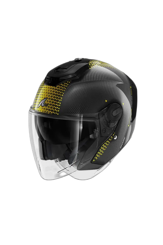 SHARK JET CARBON IKONIK Carbon Moto Jet Caschi Cromo Oro – Yamoto.it