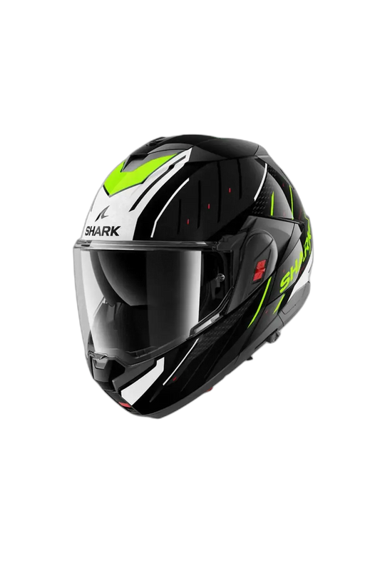 SHARK OXO RYDGER Modulare Flip-Up Caschi Nero Bianco Giallo – Yamoto.it