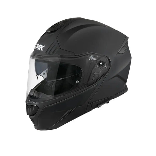 SMK GULLWING SOLID MA200 MOTO MODULARE CASCHI OPACO NERO
