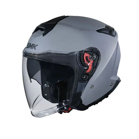 SMK GTJ SOLID MA600 Moto Jet Caschi Opaco Grigio – Yamoto.it
