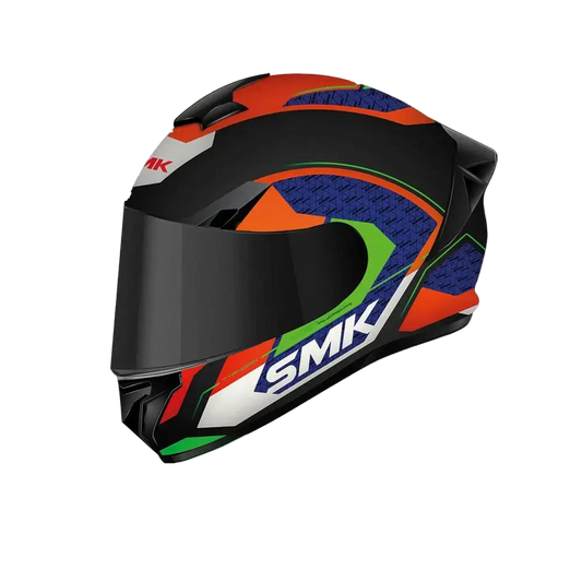 SMK TYPHOON RD1 MA235 Moto Integrale Caschi Nero Rosso Blu