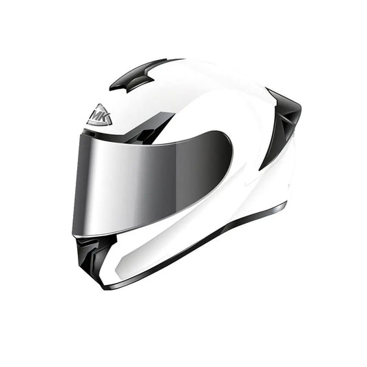 SMK TYPHOON SOLID GL100 MOTO INTEGRALE CASCHI BIANCO