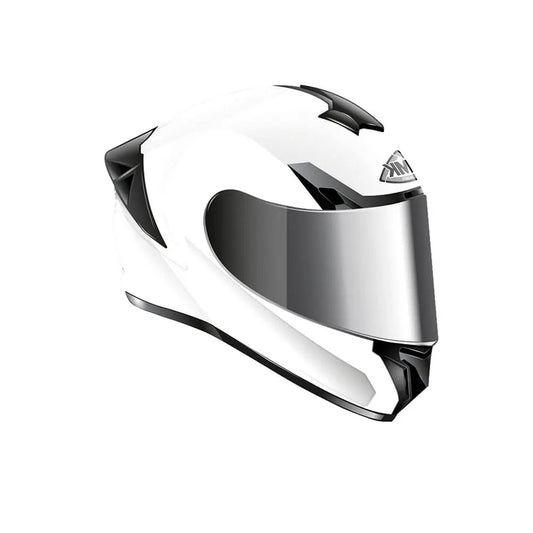 SMK TYPHOON SOLID GL100 MOTO INTEGRALE CASCHI BIANCO