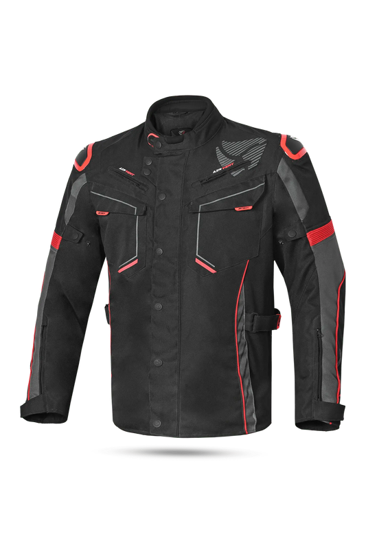R-TECH KNIGHT RIDER LONG GIACCA TRE STRATI NERO/ROSSO – Yamoto.it