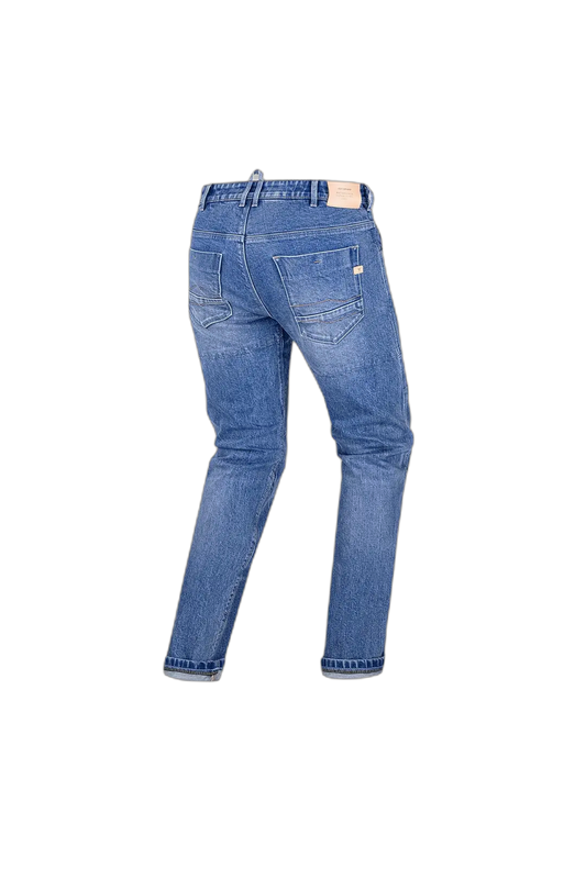 SHIMA PANTALONE IN DENIM JEANS DEVON UOMO VAQUERO BLU