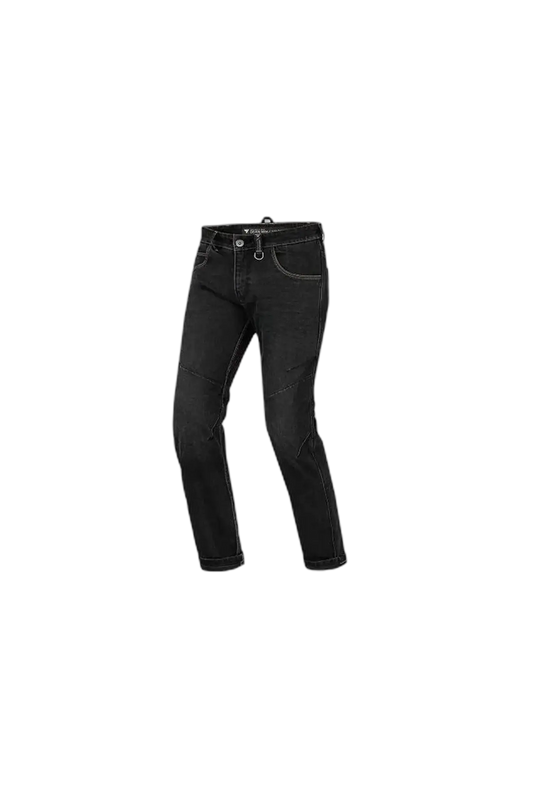 SHIMA PANTALONE IN DENIM JEANS DEVON UOMO VAQUERO NERO