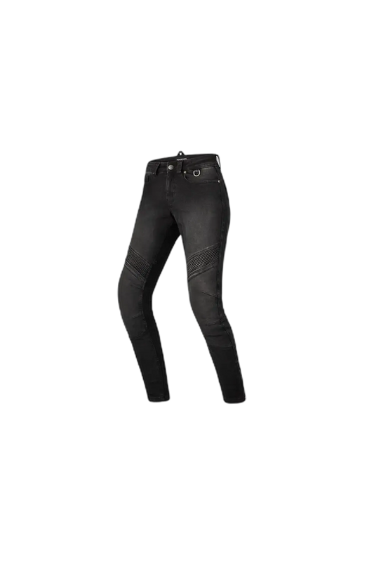 SHIMA PANTALONE IN DENIM JEANS VAQUETO JESS NERO