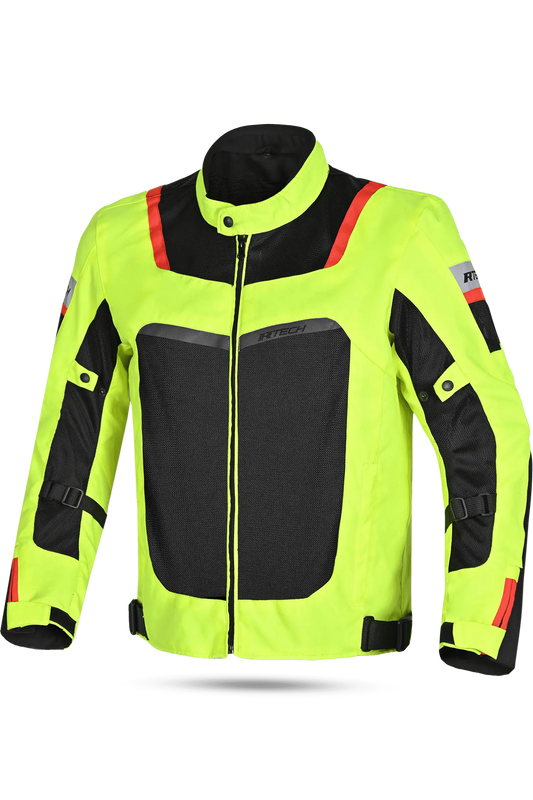 R-TECH - SPIRAL MESH Amarillo F./Black/Red – Yamoto.it