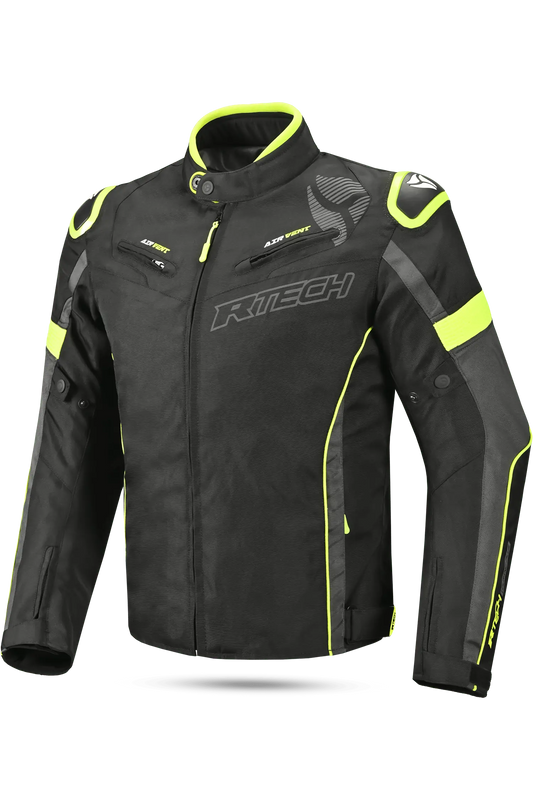 R-TECH KNIGHT RIDER SHORT TRE STRATI UOMO NERO ANTRACITE GIALLO FLUO – Yamoto.it