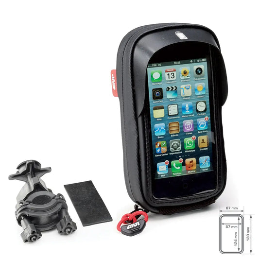 GIVI S955B Motorcycle Handlebar Smartphone Holder Compatible with iPhone 4/5 – Yamoto.it