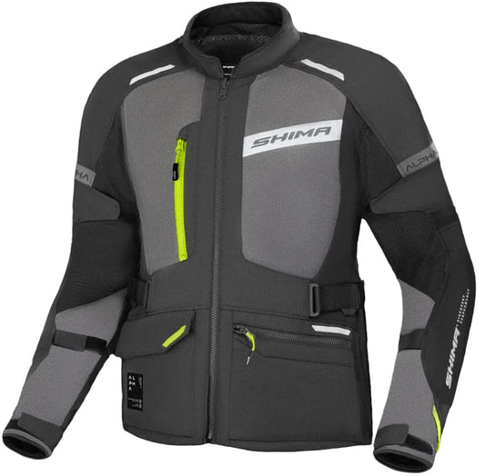 SHIMA ALPHA TURISMO GIACCA DI MOTO UOMO FLUO – Yamoto.it