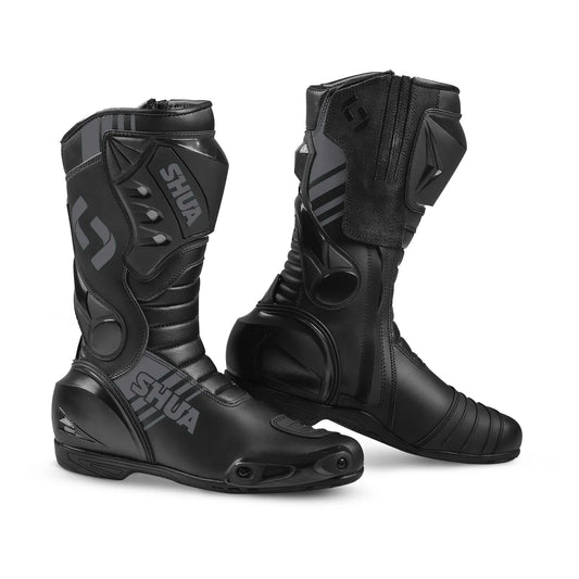 Bota de moto Shua Super Tech Racing/Track - Negra – Yamoto.it