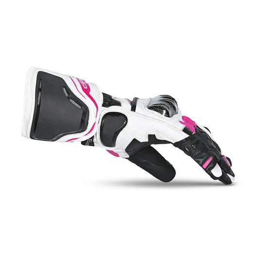 BELA Venom RS Guanti da corsa da Donna- Bianco/Nero/Rosa left