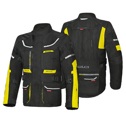 Bela Transformer Giacca Touring 3 in 1 Nero / Giallo Fluor