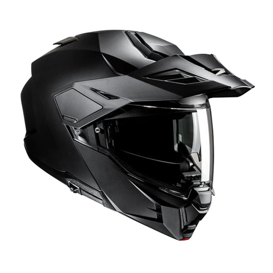 HJC I80 United Avventura Moto Flip Up Caschi Semi Mat Noir