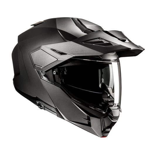 HJC I80 United Avventura Moto Modulare Caschi Titanio Semi Opaco