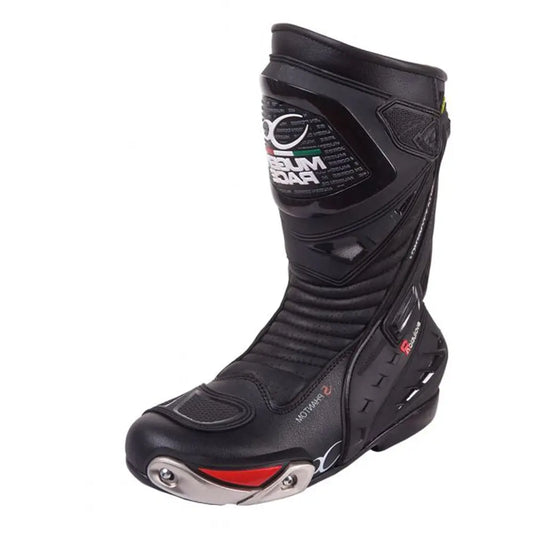 MUGENRACE BOT-MNR-1490 SPHANTOM 2 STIVALI NERI