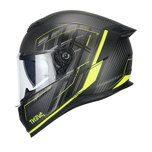 CGM 361 AVENT PRO SPORT CASCO INTEGRALE GIALLO CARBONIO FLUO OPACO – Yamoto.it