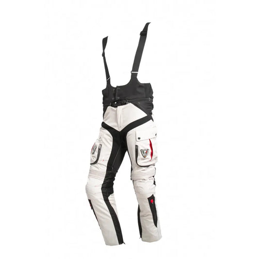 MUGENRACE 1651 Viaggio Tessuto Moto Pantaloni Nero Beige