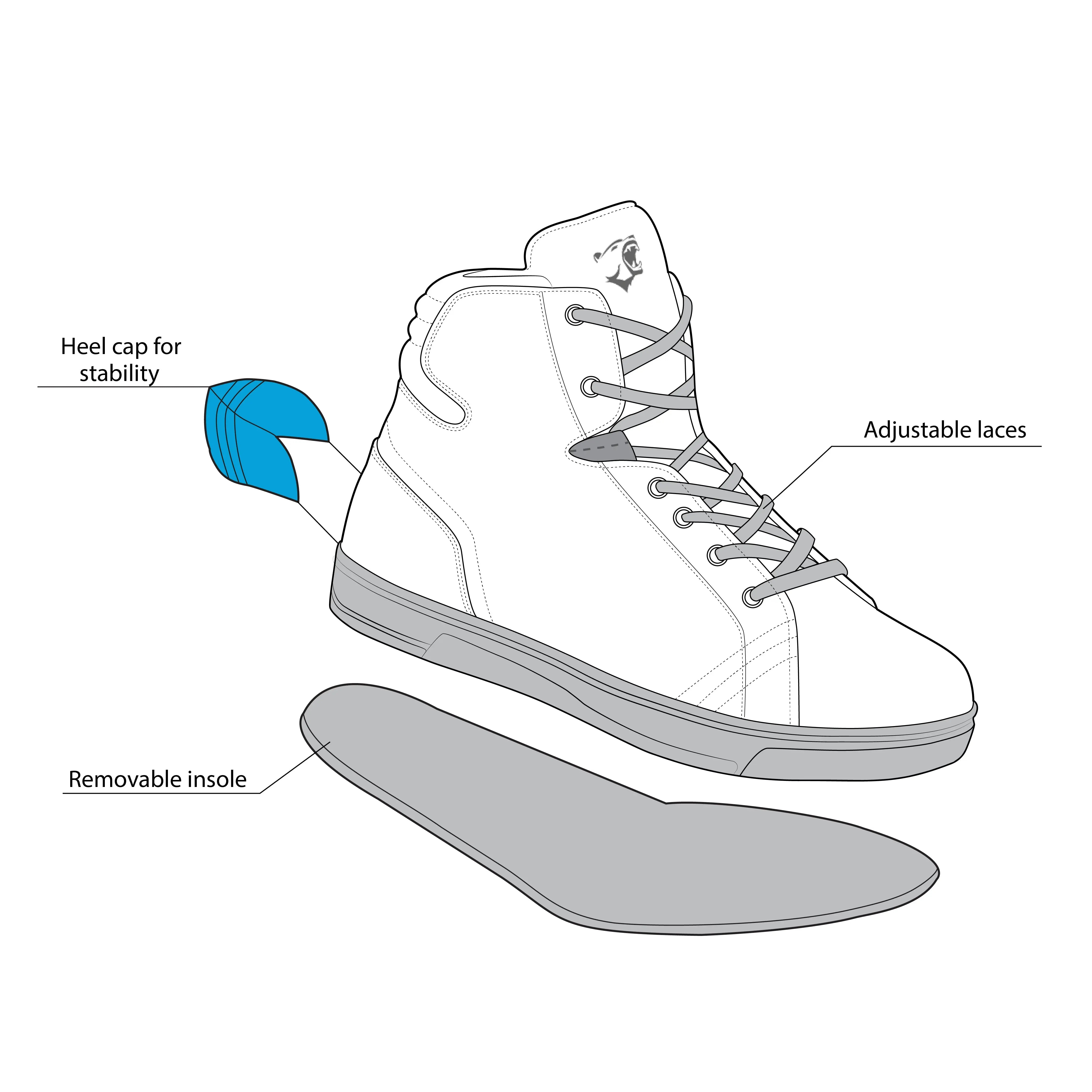 Bela Bullet Scarpe Moto - Marron description 2