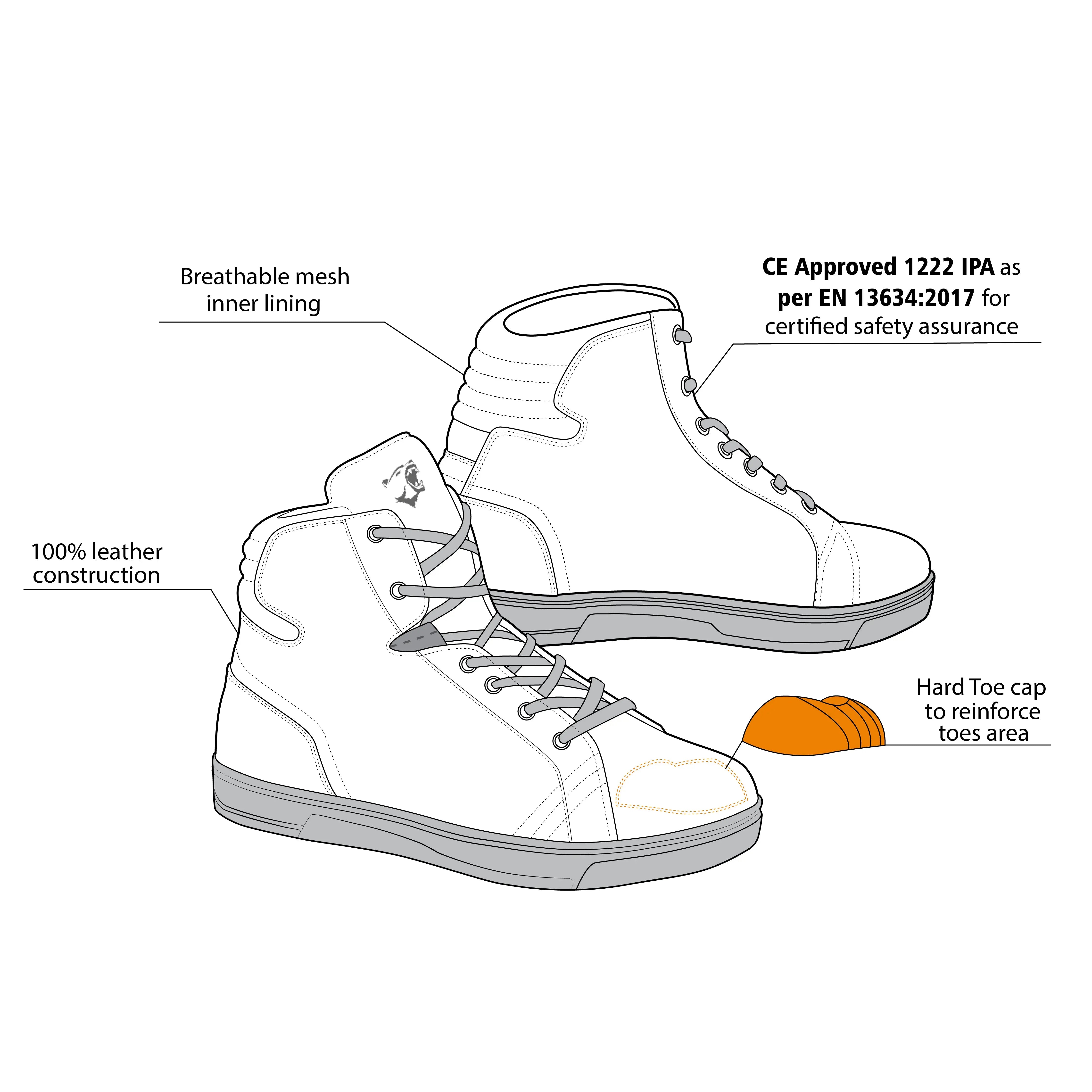Bela Bullet Scarpe Moto - Marron description 1